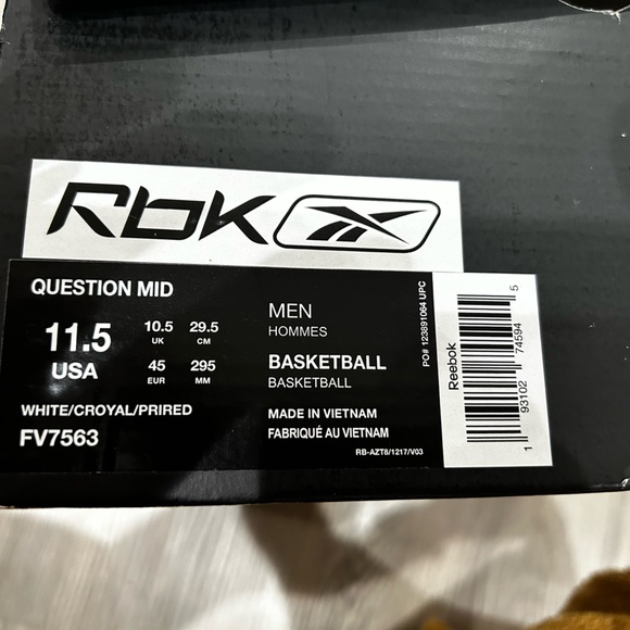 Reebok Iverson Double Cross 11.5
